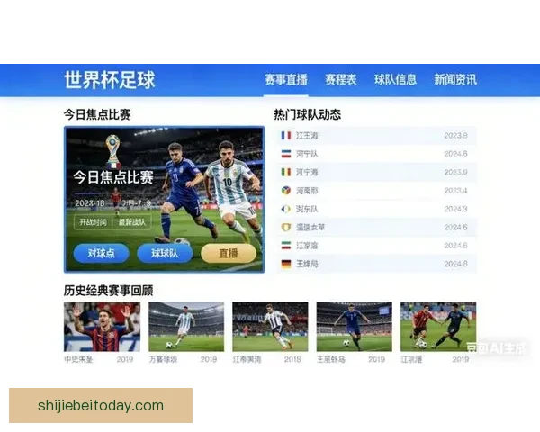 2026年世界杯全球转播计划揭晓 多平台同步直播精彩赛事