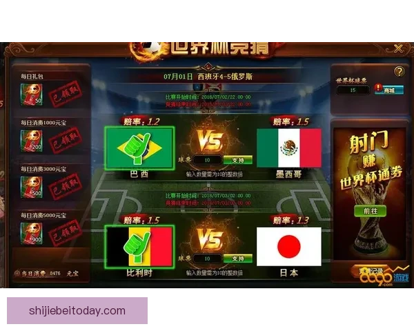 世界杯竞猜游戏平台全面上线 注册即可赢取丰厚奖励与豪华大奖